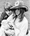 David and Angela Bowie with their baby, Duncan Jones, in 1971