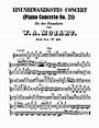 Piano Concerto No.21 in C major, K.467 (Mozart, Wolfgang Amadeus ...