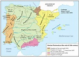 The Iberian Peninsula at the end of 15th century -... - Maps on the Web ...