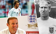 Los mejores jugadores de la historia de la selección de Inglaterra