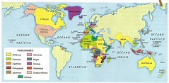 Jesús Moreno Oviedo. : Mapa de los imperios coloniales