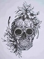 Sugar Skull Woman Drawings at PaintingValley.com | Explore collection ...