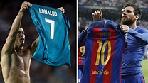 Supercopa de España: Ronaldo enseñó su camiseta al Camp Nou imitando a ...