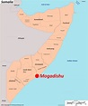 Mogadishu Map | Somalia | Detailed Maps of Mogadishu (Xamar or Hamar)