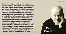 Paulo Coelho: Podemos creer que todo lo que