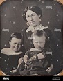 Julia Dent Grant mit Frederic & Ulysses Jr, 1854 Stockfotografie - Alamy