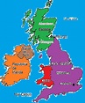 Mapa Do Reino Unido Com Cidades | Mapa