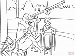 Galileo Galilei coloring page | Free Printable Coloring Pages