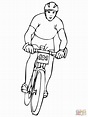 Mountain Bike Coloring Pages - Coloring Home