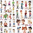 Cartoon people vector – Free Download | VectorPicFree