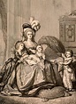 María Antonieta y sus hijos | Antique illustration, Marie antoinette ...