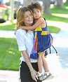 Ellen Pompeo carries daughter Stella Luna into a birthday party | Daily ...