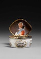 | Snuffbox with architectural views and a portrait of Ludwig Günther II ...