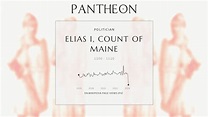 Elias I, Count of Maine Biography - 11th- and 12th-century French noble ...