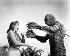 Julie Adams and Ben Chapman in Creature from the Black Lagoon (1954 ...
