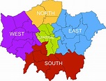 East London Map - Map Of London Political Regional North East London ...