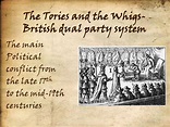 PPT - The Tories and the Whigs- British dual party system PowerPoint ...