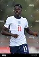 England's Michael Olakigbe during the international friendly at the ...