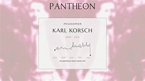 Karl Korsch Biography - German theoretician and political philosopher ...