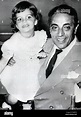 Aristotle Onassis holding his daughter Christina Stock Photo: 69291696 ...