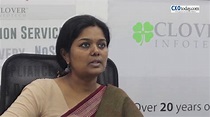 CXO Today's Interview With Preethi Menon, Clover Infotech - YouTube