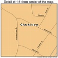 Clarkston Georgia Street Map 1316544