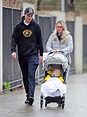 Nicholas Hoult seen for first time with baby son as he and Bryana Holly ...