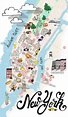 NYC - Manhattan Brooklyn map of New York Plus | Mapa de manhattan ...