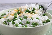 Easy Rice and Green Peas for A Healthy Side Dish