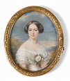François Meuret | Portrait of Élisabeth de Mac Mahon in bust against a ...