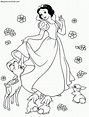 Dibujos de Blancanieves (Princesa Disney) para Colorear