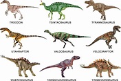 Nombres de dinosaurios de la A a la Z (TODOS)