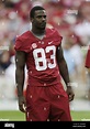 Alabama wide receiver Kevin Norwood (83) watches from the sidelines ...