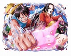 Luffy and Boa Hancock by bodskih on DeviantArt One Piece Ship, One ...