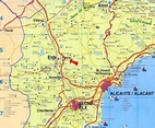 mapa petrer | Spain Info