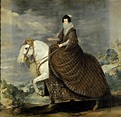 Queen Isabel de Bourbon Riding a Horse Painting by Diego Velasquez ...