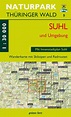 'Wanderkarte Suhl und Umgebung' von '' - Buch - '978-3-86636-338-0'