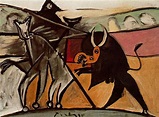Bullfight, c.1934 - Pablo Picasso - WikiArt.org