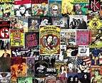 Punk Rock Music Collage 5 Painting by Doug Siegel - Pixels