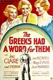 The Greeks Had a Word for Them (1932) movie poster