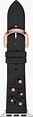 Amazon.com: Kate Spade New York Women's Leather Apple Watch Band Strap ...