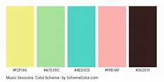 Music Sessions Color Scheme » Green » SchemeColor.com