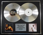 PETER ANDRE/Double Platinum Disc Record Display Ltd Edition NATURAL ...