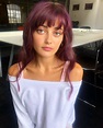 Ella Purnell on Instagram: “pinks n purples” Short Purple Hair, Hair ...