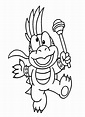 Lemmy Koopa Super Mario Coloring Page - Free Printable Coloring Pages
