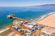 Aerial view of Santa Monica Pier, California - USA. - Yo! Venice!