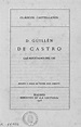 15 Guillén de Castro: Las mocedades del Cid – Spanish Classic Books