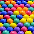 100pcs Bouncy Balls Bulk 25mm 1”- Pastel Colored Bouncing Balls Party ...