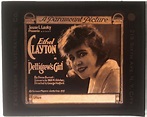 1919 glass slide ad for Ethel Clayton silent movie ‘Pettigrew’s Girl ...