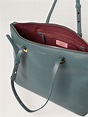 COCCINELLE: Lea bag in hammered leather - Grey | Coccinelle tote bags ...